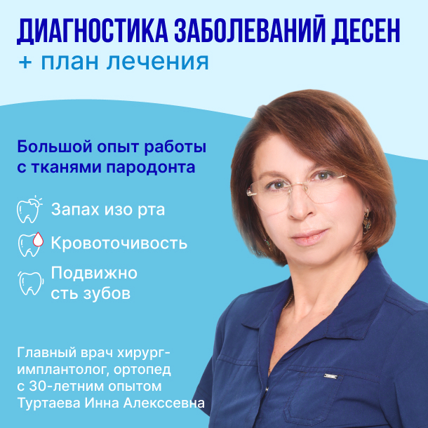 Диагностика заболеваний десен