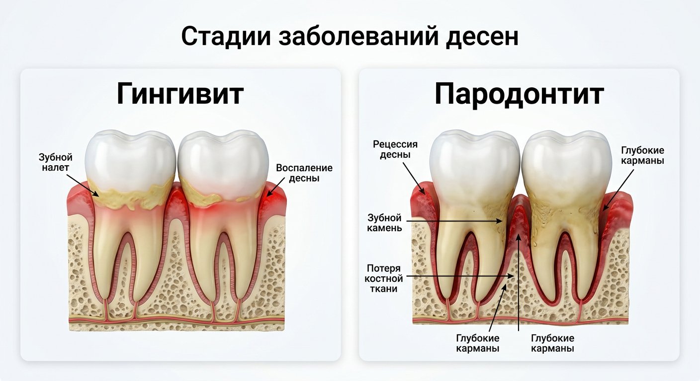 симптомы гингивита