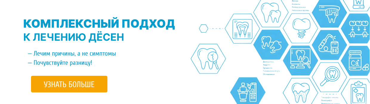 Комплексное лечение дёсен